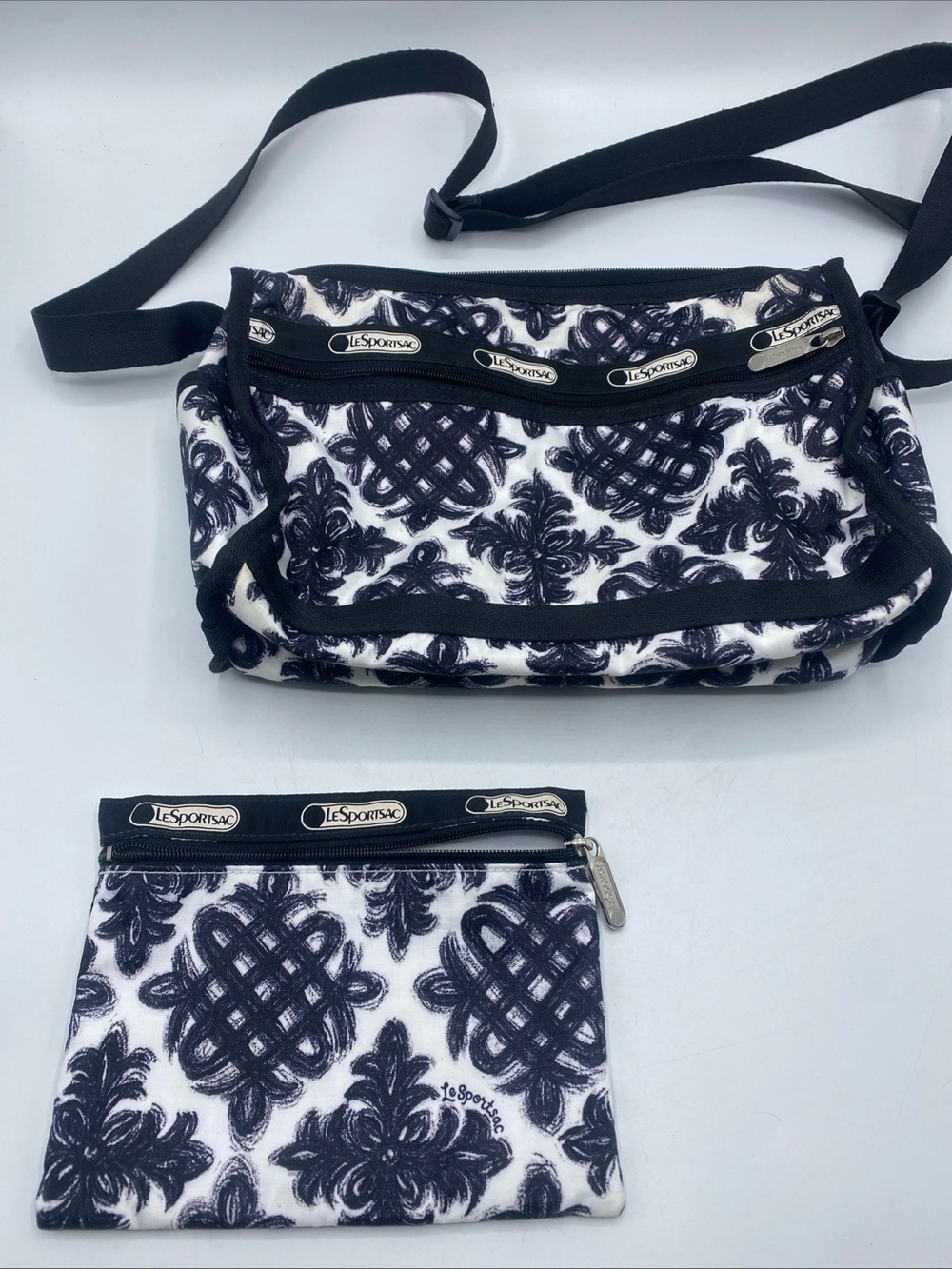 Lesportsac Deluxe Everyday Crossbody Women's Bag Size 10"T×14"W×5"D Lafleur